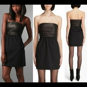 [Theory] Leather little black dress